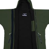 Two Bare Feet Kids Weatherproof Packable Changing Robe & Travel Bag - Forest Green / Black Extra Image 2 Preview